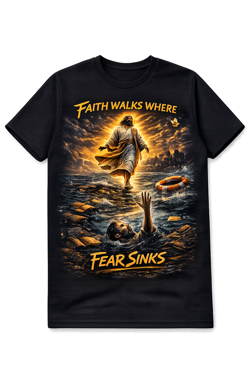 Faith Walks Where Fear Sinks